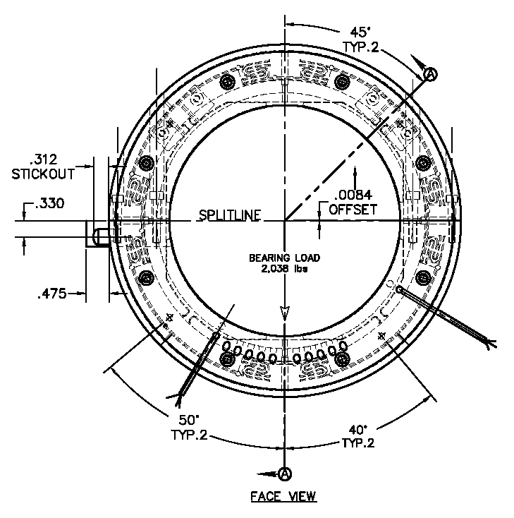 Overhung blower bearing design - Flexure Pivot tilt pad journal bearing with ISFD technology